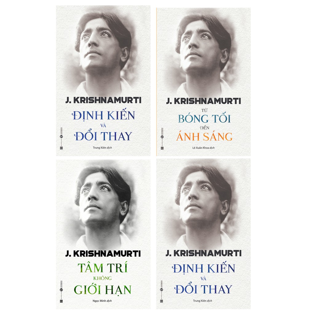 Bộ sách Triết lý của Krishnamurti (4 quyển)